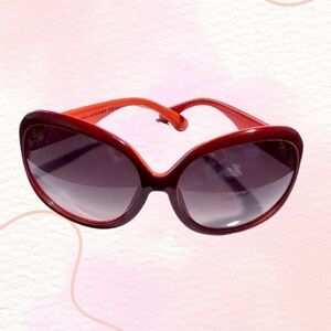 Marc By Marc Jacob’s Women’s Two-Color “Miss Marc” Round Oversized Sunglasses